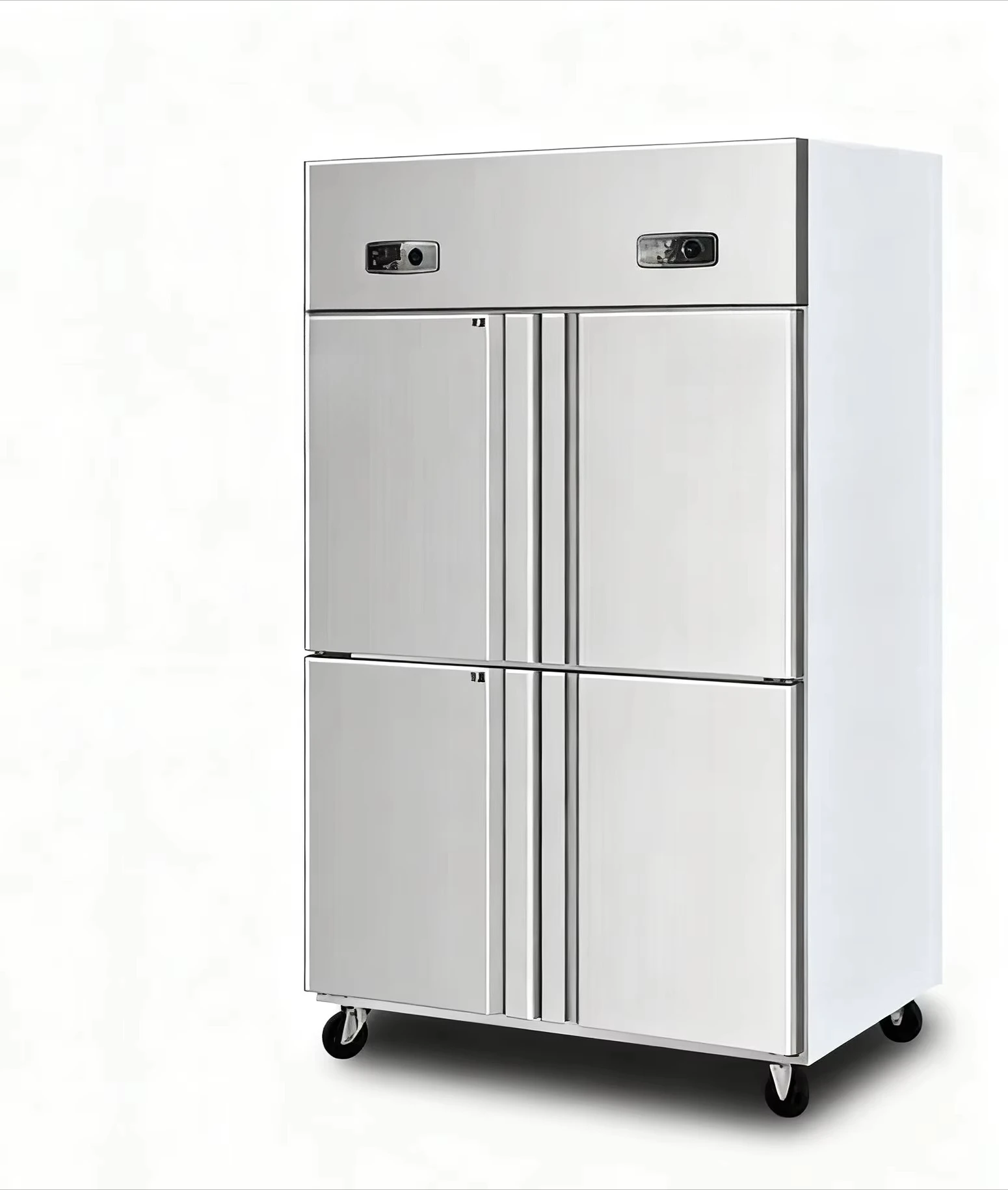 

rd-High Quality Newest Kitchen Refrigerator Equipment Vertical Freezer Commercial Four Door Display Freezer#