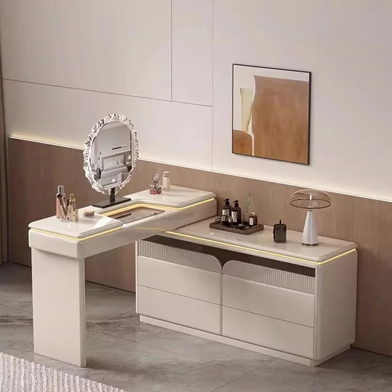 Cosmetics Computer Dressing Table Chair Mirror Jewelry Dressing Table Filing Cabinets Modern Bedside Vestidores Home Furniture
