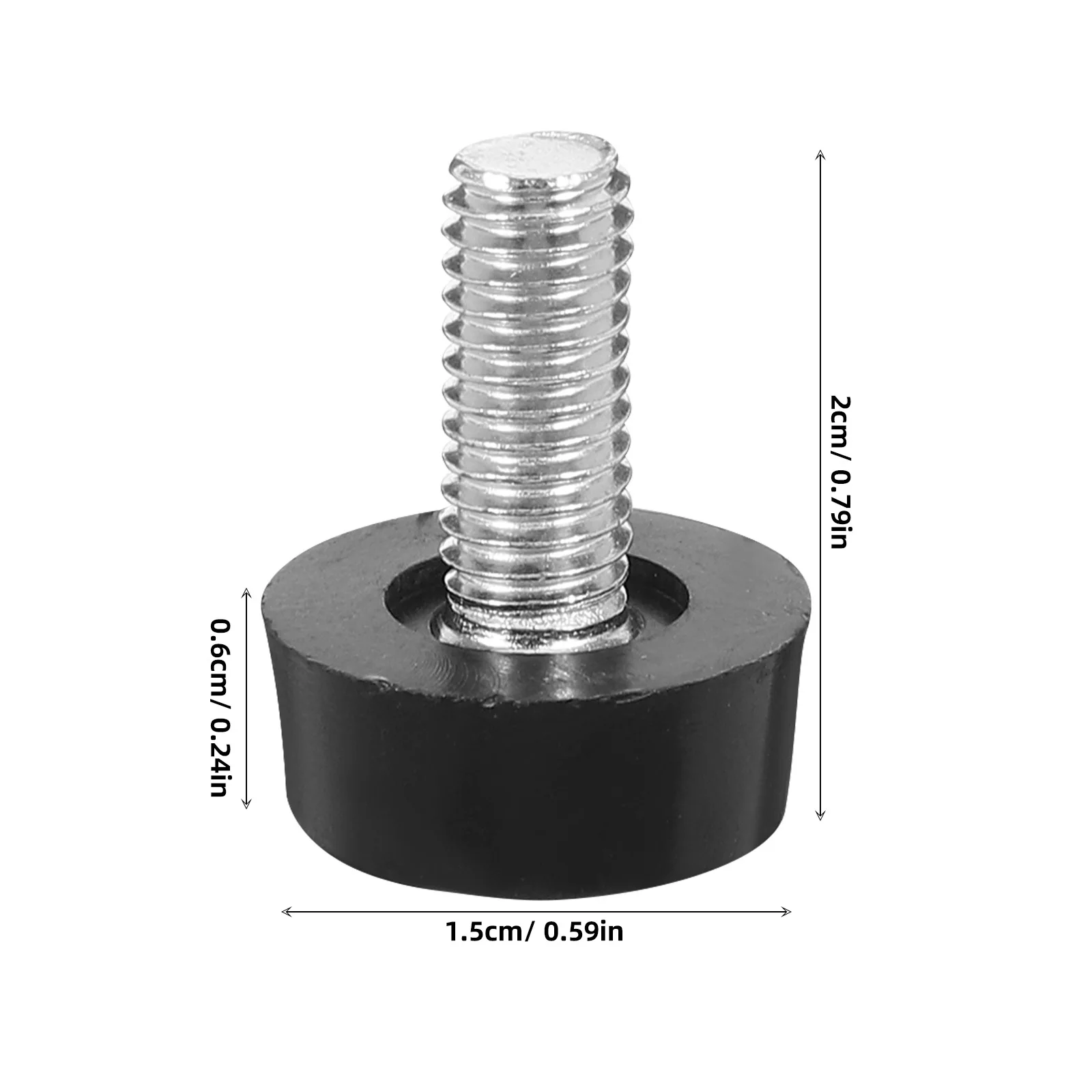 40 قطعة قدم المسمار قابل للتعديل ارتفاع قابل للتعديل التسوية الانزلاقات لطاولة أثاث كرسي خزانة استقرار الطابق حامي #6