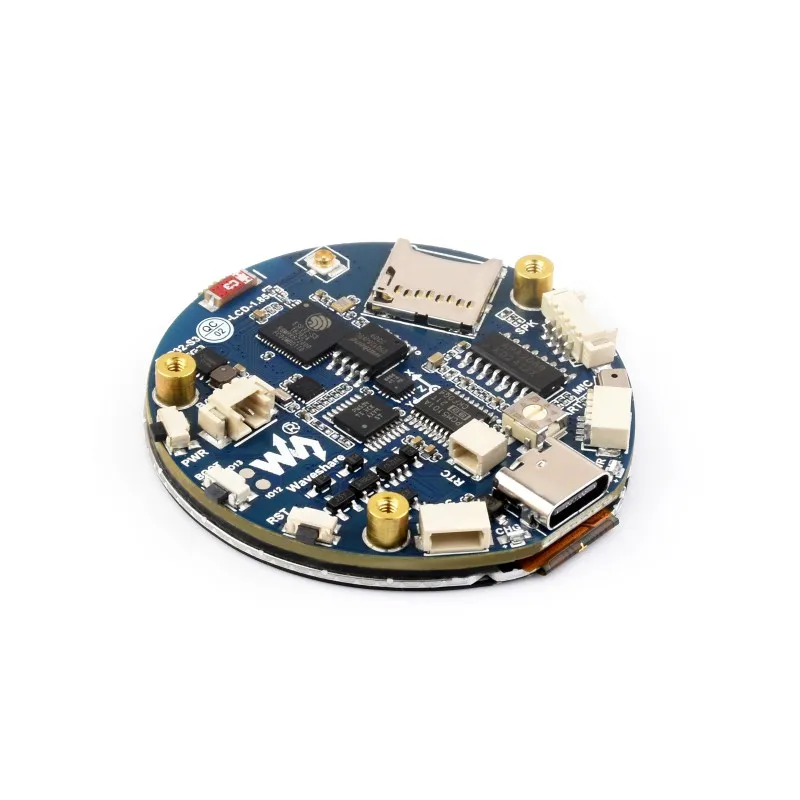 ESP32-S3 1.85inch Round Display Development Board, 360×360 pixels, 32-bit LX7 Dual-core Processor, Optional for Touch Function