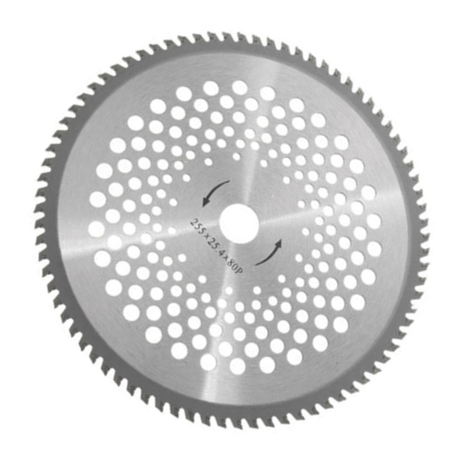 255*25.4mm 80T Carbide Tip Circular Saw Brush Cutter Trimmer Eater Blade Circular Saw Blade Woodworking Equipment CNC Industrial