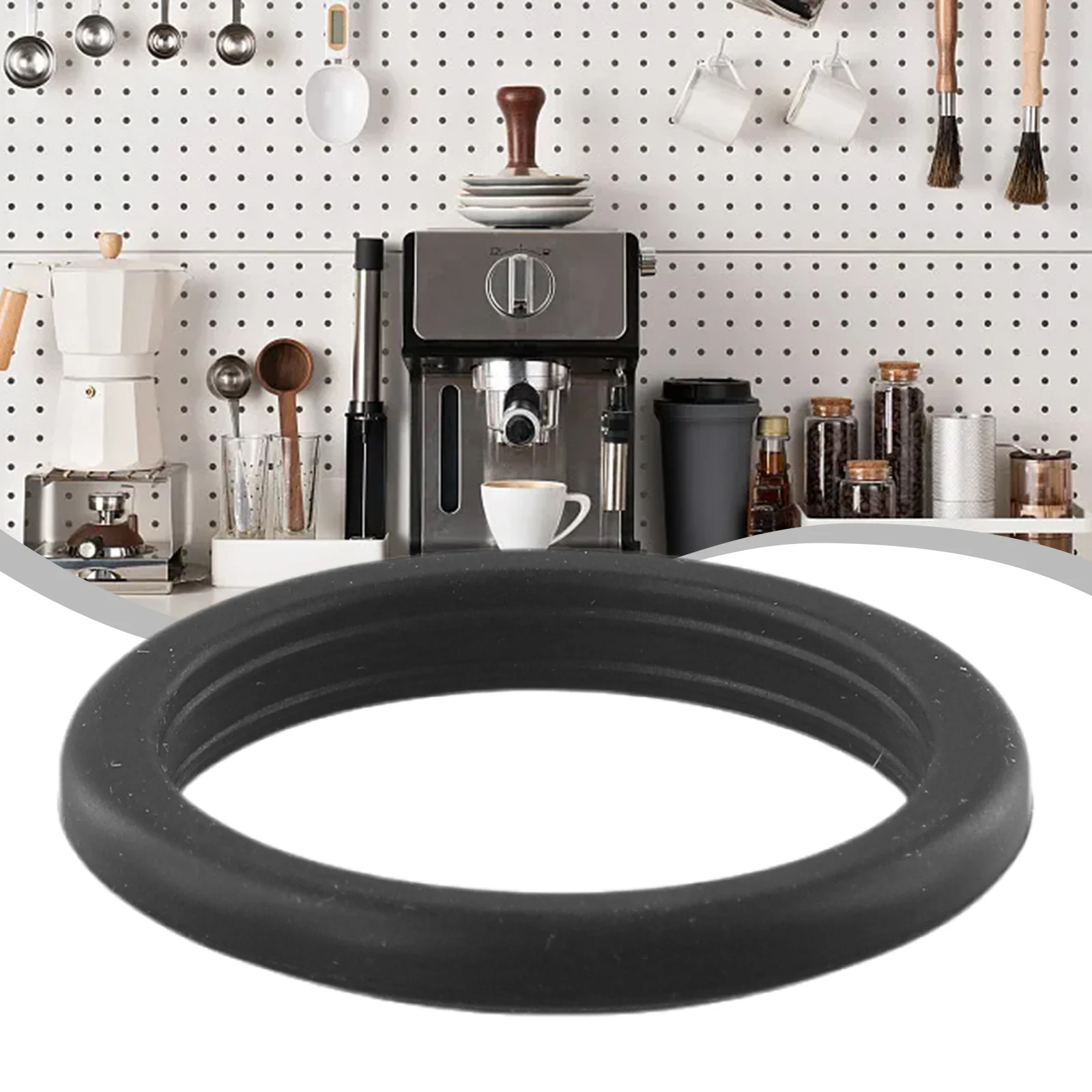 

1x O-Rings Silicone Steam Gasket Ring Replacement For DeLonghi EC685/EC680 Family Of Espresso Machines Black High Quality