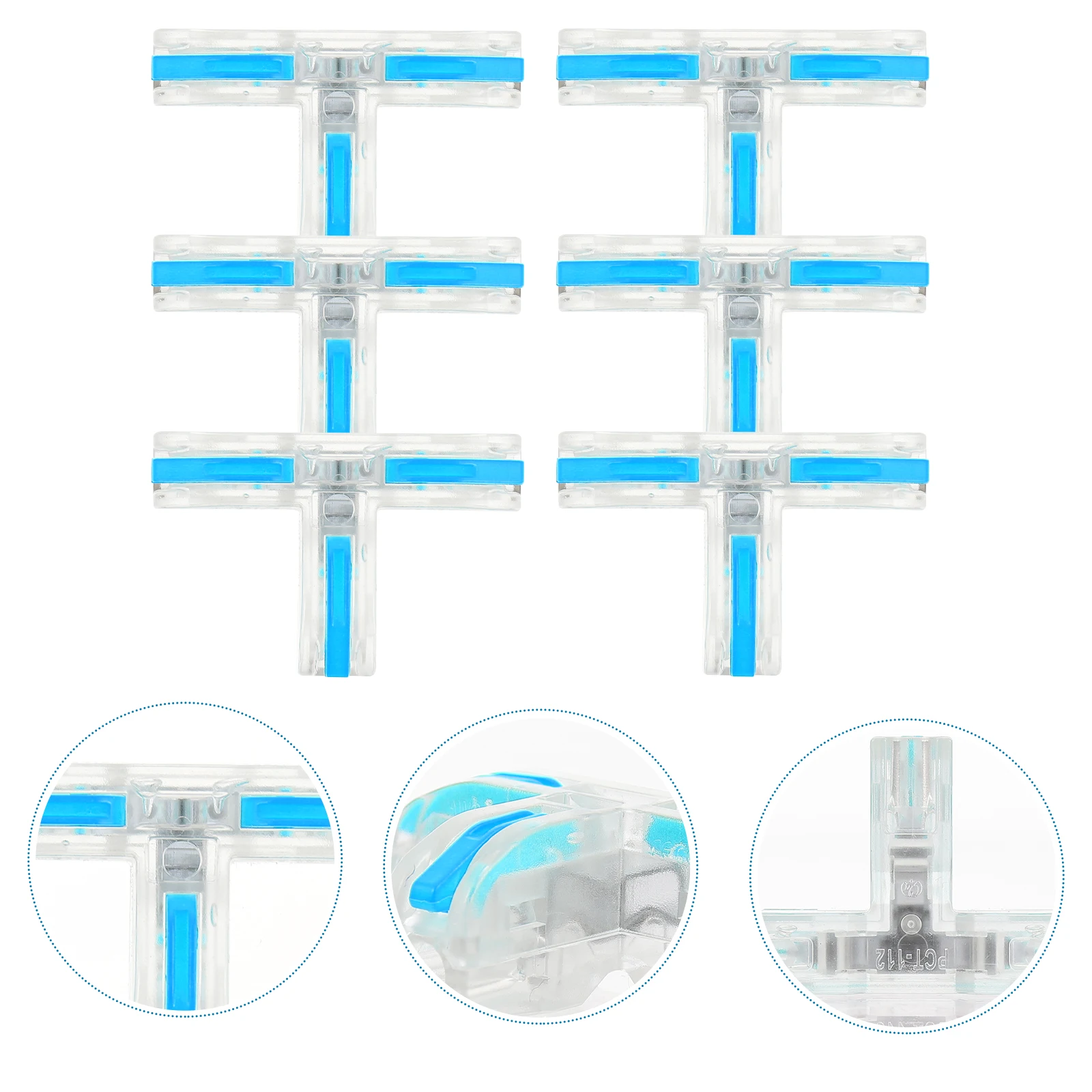 

10Pcs Copper Insulated Terminal Connector Kit T-Type Wire Terminals Flexible Sleeve for Quick Splice Cable Wire Connection