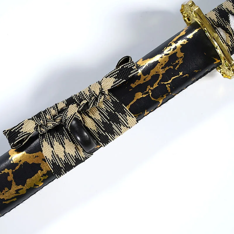 105 cm/41,34 in Samurai Schwert Bambus Praxis Modell Requisiten Waffen Anime Peripheriegeräte Party Liefert Mit Mantel Handwerk Outdoor Spielzeug