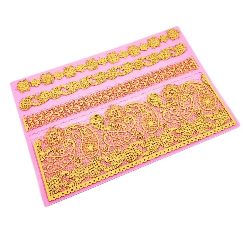 Spiral Pattern Silicone Mold Lace Mat Fondant Mould Cake Decorating Tool Chocolate, Gumpastes Mold, Sugarcraft Kitchenware K492