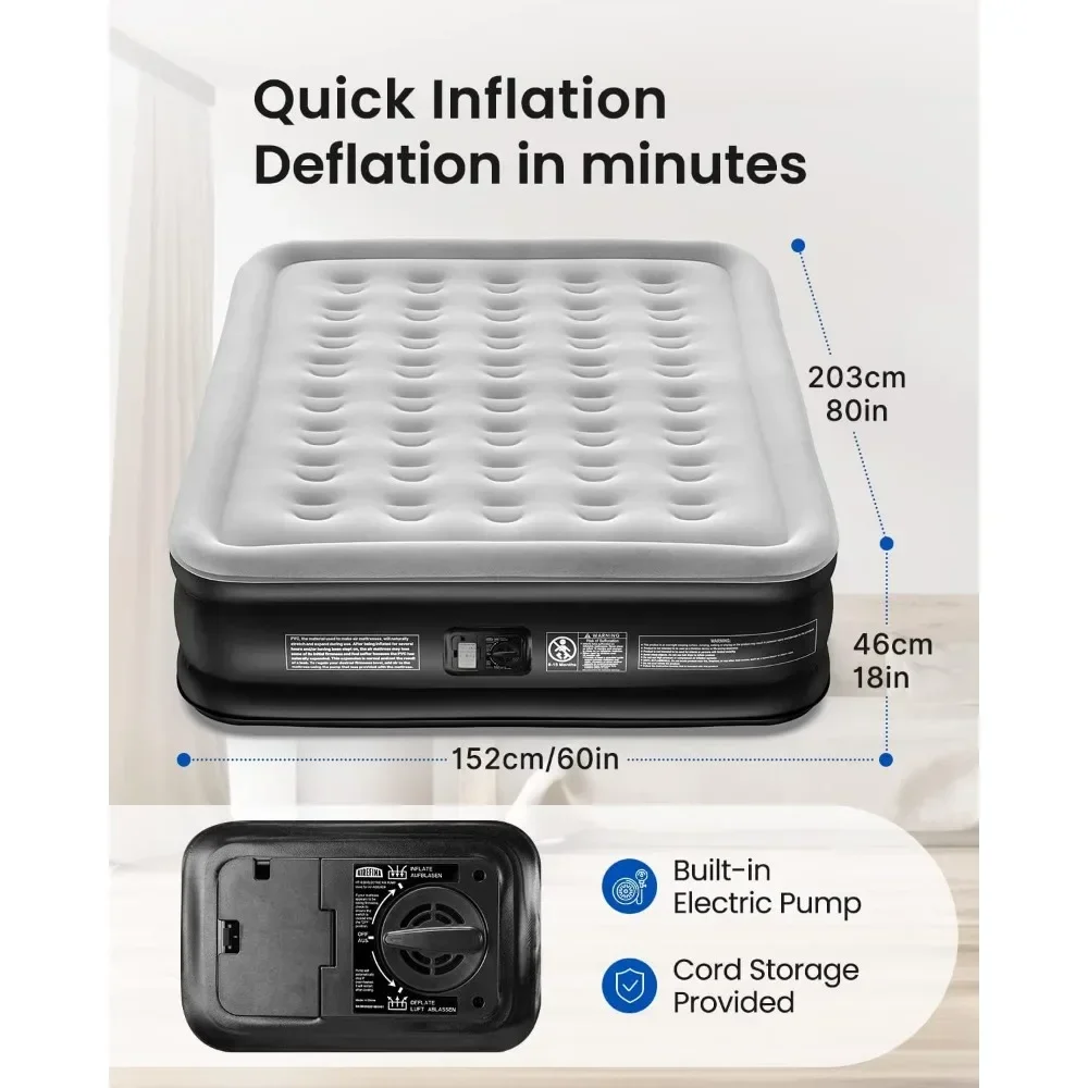 Air Mattress with Built-in Pump 18