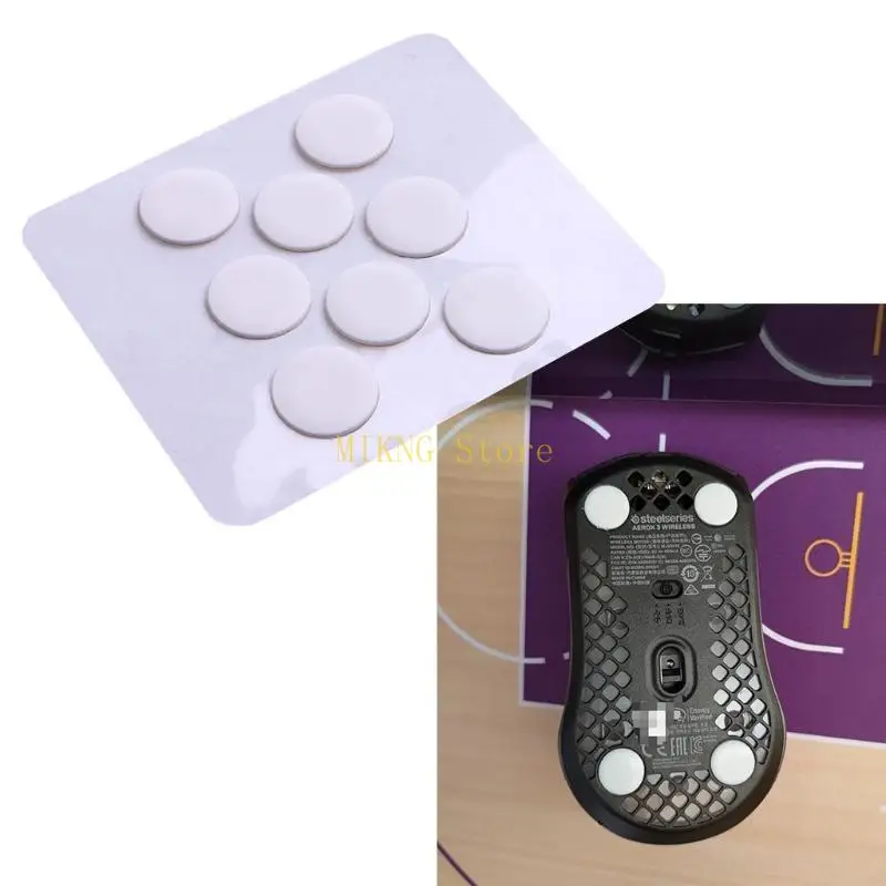 1 pack souris Pédales pour Aerox 3 Souris sans fil Pieds remplacement glisse Mouse Feet Sticker Best Sale