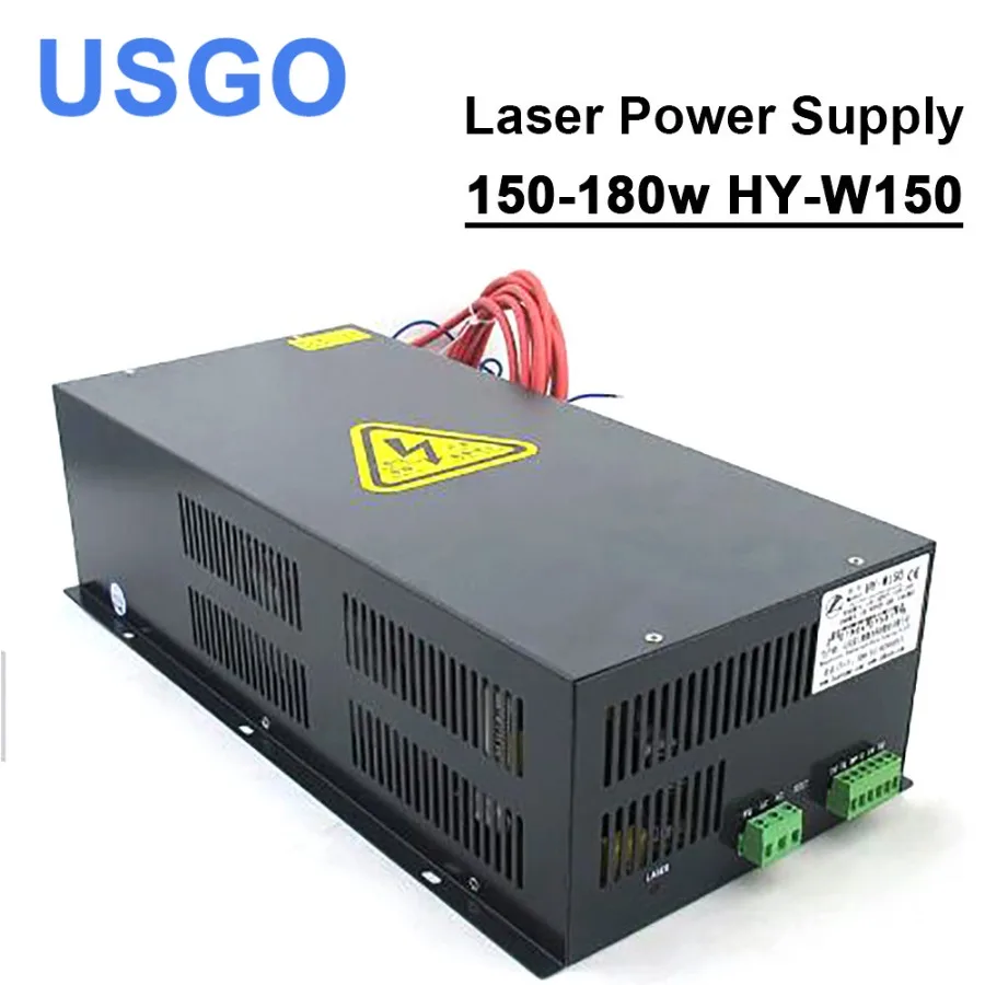 

USGO 150-180W CO2 Laser Power Supply HY-W150 for CO2 Laser Engraving Cutting Machine