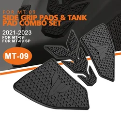 New For Yamaha MT-09 MT 09 MT09 2021 2022 2023 2024 Motorcycle Fuel Tank Cushion Tankpad Protector Stickers Gas Decal Knee Grip