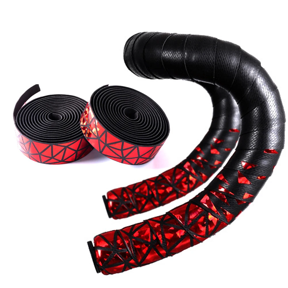 Cycling Handlebar Tape Anti-Vibration Wrap Bike Accessories Bicycle Handlebar Tape Road Bike Bar Tape PU Bike Handlebar Tape