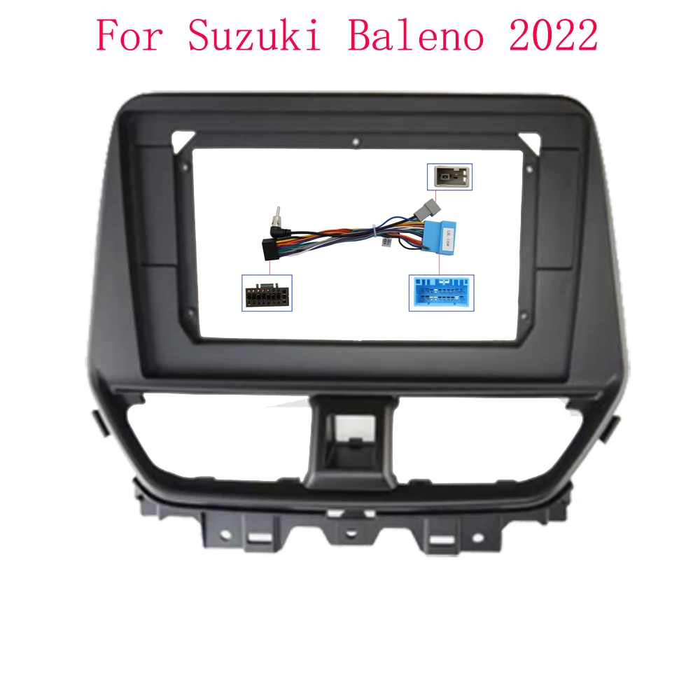 

10 Inch Car Frame Fascia Adapter For Suzuki Baleno 2022 Android Radio Dash Fitting Panel Kit
