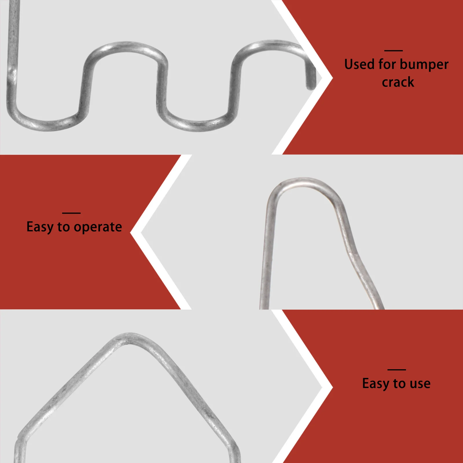 600pcs Automotive Welding Hot Stapler Bumper Repairing Rods Durable Car Repair Tools For Abs Pvc Nylon Strengthening Fixing