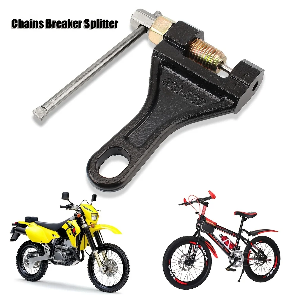 Motorcycle Chain Breaker Chain Link Removal Separator Motor Chain Breaker Riveting Tool 420-530 Motorcycle Parts Repair Tool