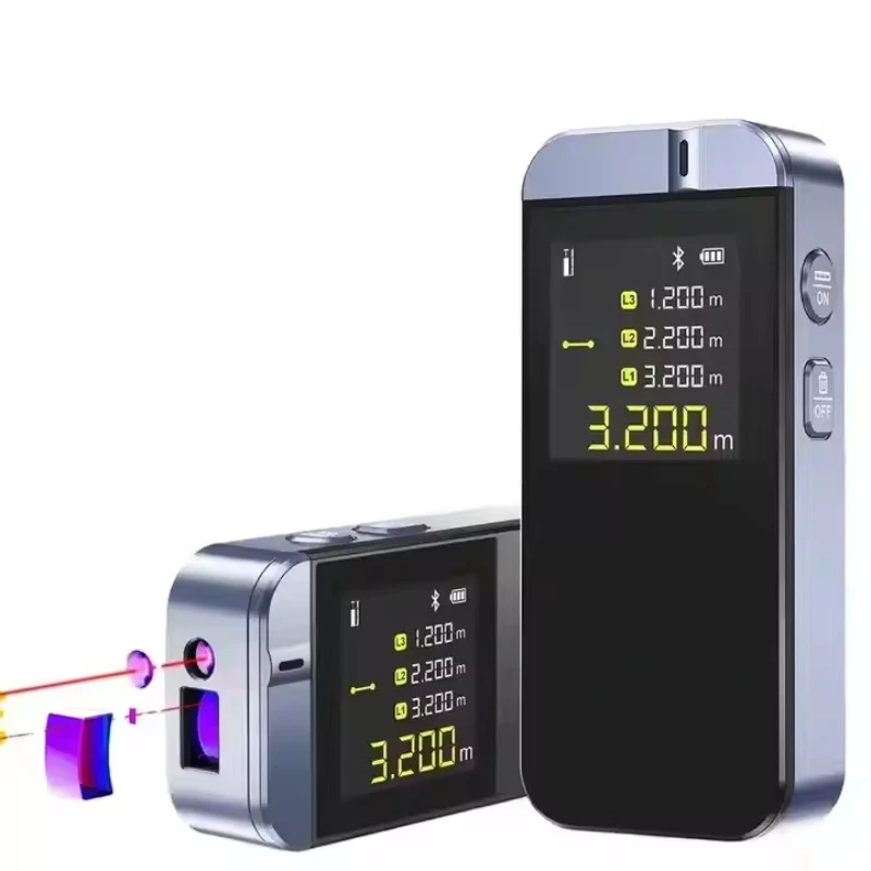 

Intelligent laser rangefinder with mobile APP drawing home improvement measuring instrument rangefinder