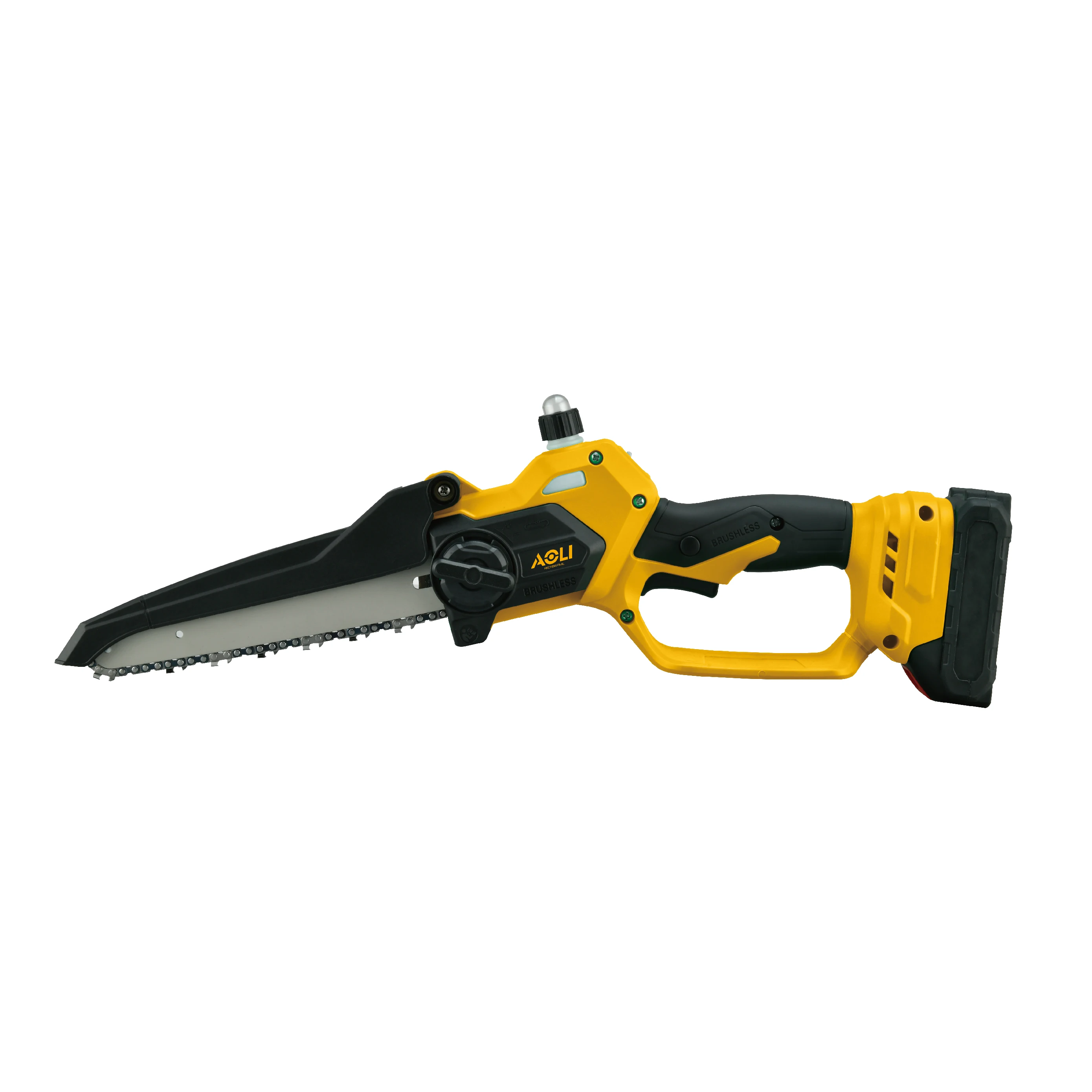 8 inch brushless left-hand rechargeable battery chainsaw cordless electric mini wooden saw