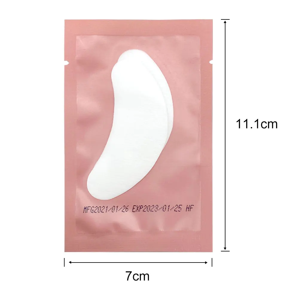 ABONNIE 100 Pairs Eye Pad Eyelash Gel Patch Patch Grafted Under The Eyelashes For False Eyelash Extension Paper Sticker Makeup