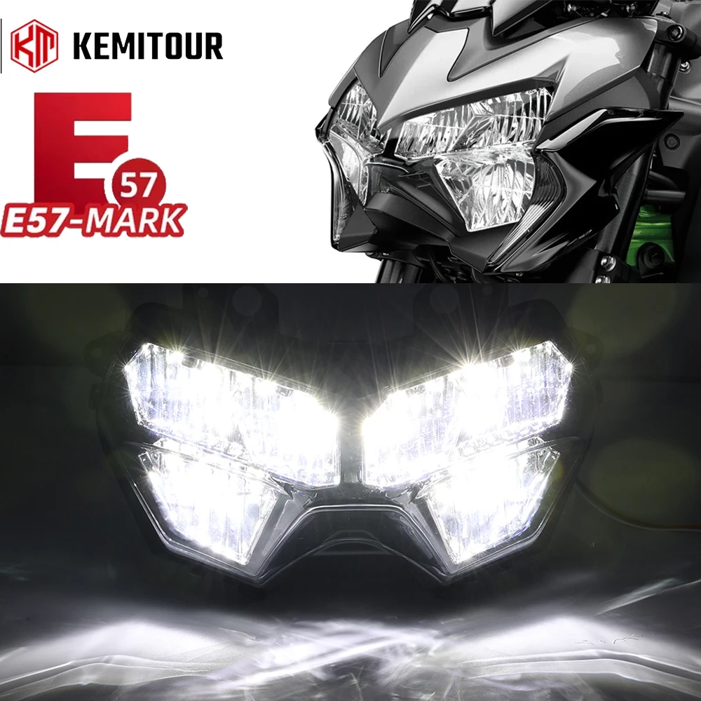 Z900 Headlight E-MARK For KAWASAKI Z400 Z250 Z650 KLR650 ZR1000 H2