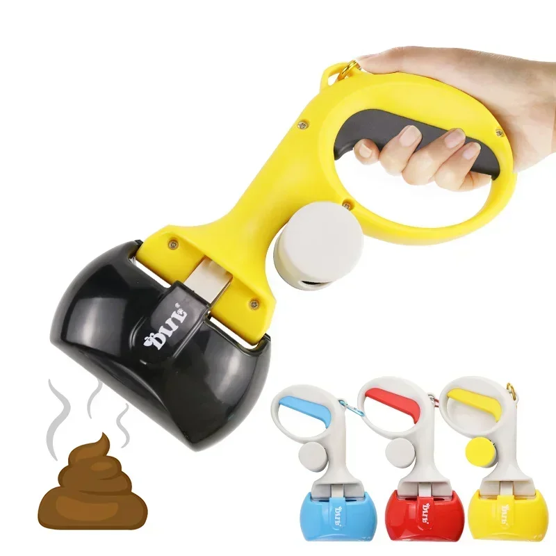Portable Dog Poop Scooper Outdoor Cleaning Tool Dog Buddy Pooper with Bag for Dogs and Pet Picker Poop Bag Excrement Tool