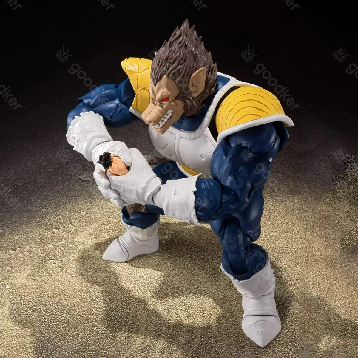 متوفر في المخزون سلسلة الرسوم المتحركة Bandai Soul Limited SHF Saiyan Invasion Vegeta Big Ape Giant Ape #2