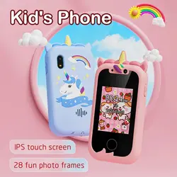 Kids Smart Phone Camera Toys Touchscreen Learning Toy for 3-12 Year Old Boys Girls Phone MP3 Player Christmas Birthday Gifts