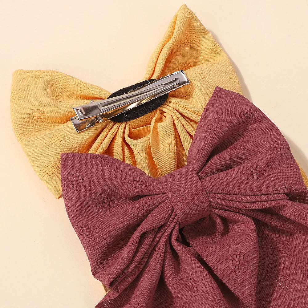 10 قطعة لون عشوائي إرسال وصمة عار Bowknot ذيل حصان مشبك شعر للفتيات بوتيك سبيكة hairgripes إكسسوارات الشعر الحلو للنساء #3