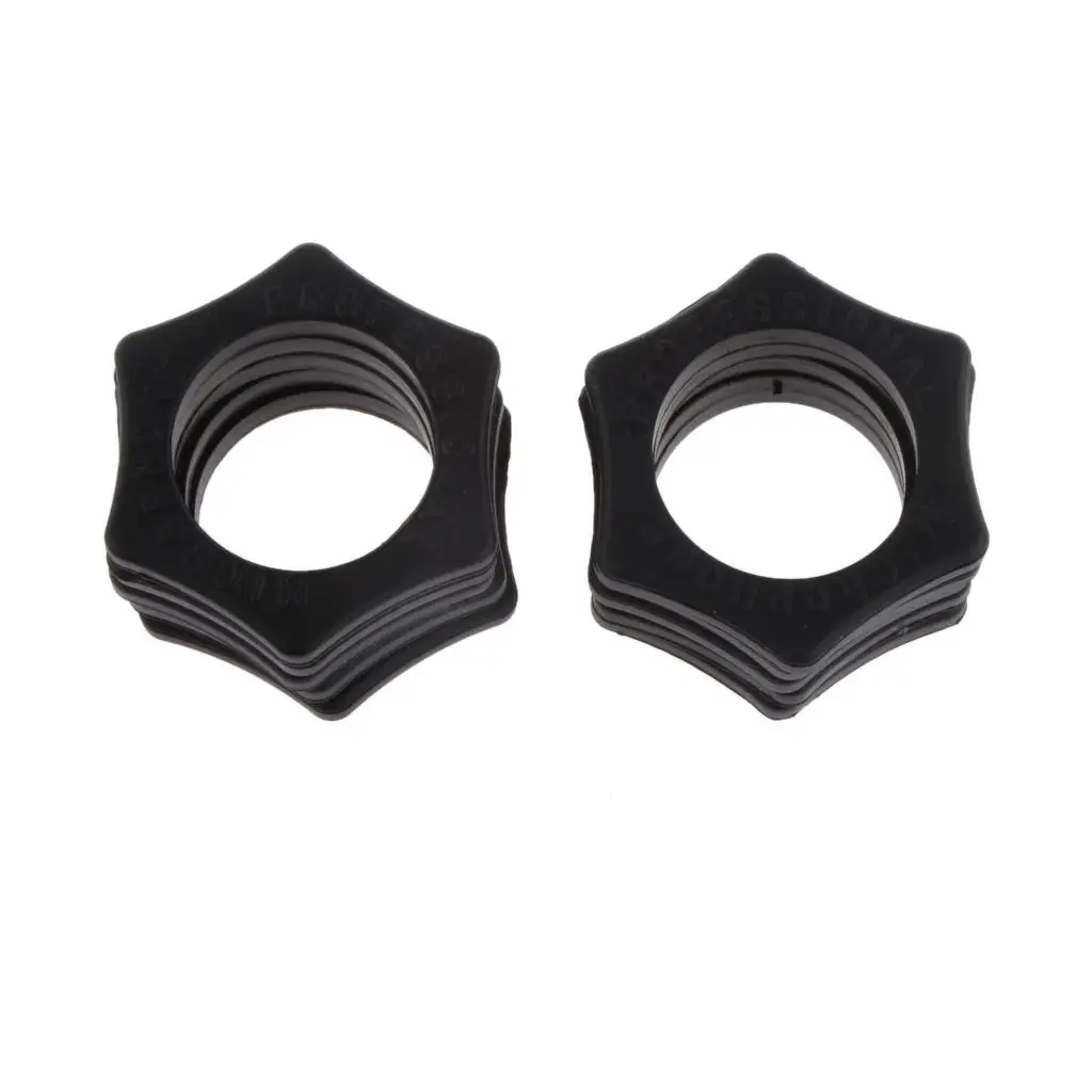 10Black Hexagonal Mic Slip Holder Roller Wireless Microphone Protection Ring