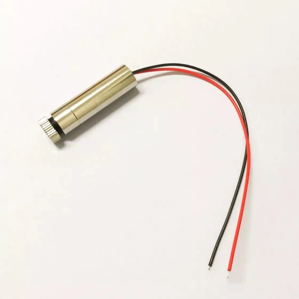 Módulo láser de alta potencia de 250mw, longitud focal ajustable de 650nm, 12mm, grabado láser rojo DIY con conector de terminal XH2.54