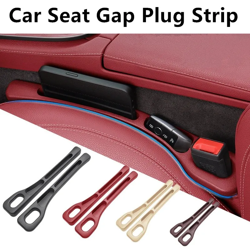 2Pcs Auto Sitz Lücke Stecker Streifen Seite Naht Universal Auto Lücke Füllstoff Auslaufsicher Sitz Lücke Lagerung Organizer Auto Innen zubehör