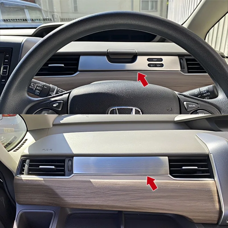 

2pcs A/C Chrome Trim Air Vent Outlet SUS304 Auto Interior Accessories for Honda Freed GB5 GB6 GB7 GB8 2016