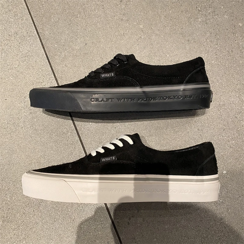 

NBHD Bla Samurai Oreo Сборные кроссовки Retro ex Casual oes Замшевая кожа Вулканизированный плоский каблук Дышащая резина