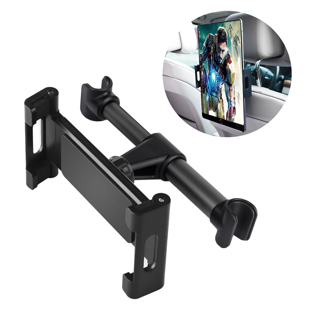 Adjustable 360 Degree Rotation Backseat Car Mount Holder for 4.7 to 12.9 inch, Universal Phone and Tablets Bracket for Backseat