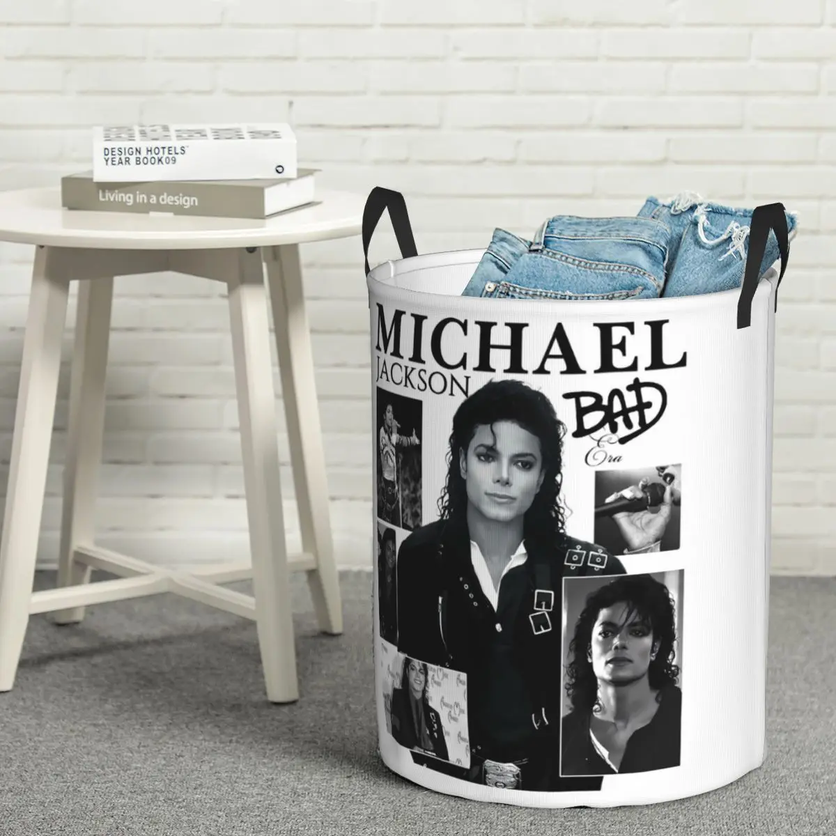 

Laundry Collector Michael Jackson Dancing Foldable Laundry Basket Large Storage Children Washing Basket Home Organizer