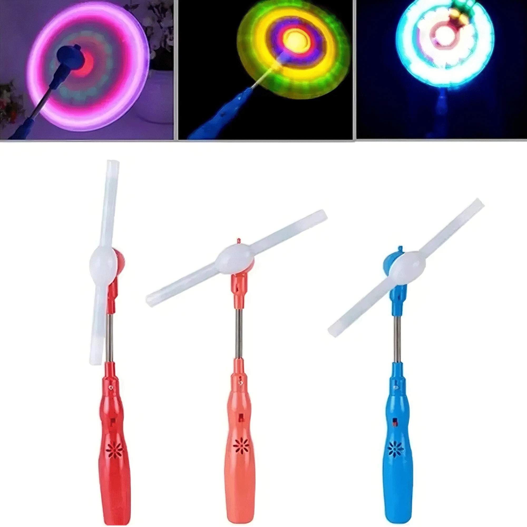 휴대용 회전 풍차 장난감 음악 빛 풍차 어린이 클래식 장난감 LED 플래시 라이트 음악 재미있는 장난감 어린이 크리스마스 선물