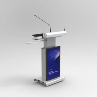 Multimedia Podium Lectern With 23.8