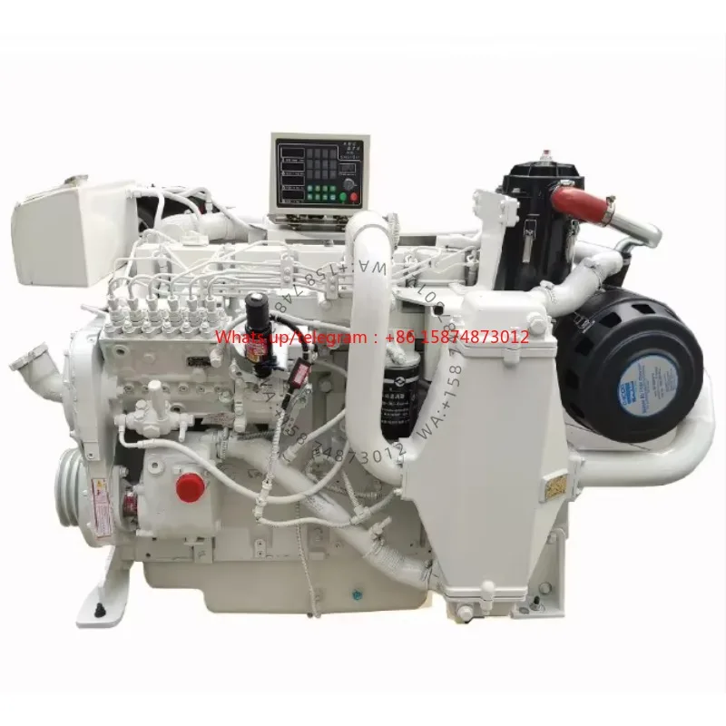 6 Cylinder 4 Stroke Water Cooled di esel 200hp 300hp 350hp 400hp 450hp 500hp 600hpBo at Engines for Mar ine Use
