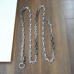 EDC Autodifesa Frusta Collana in acciaio al titanio Catena di moda Vita Testa di drago Pendenti Bracciali Ragazzo Gadget per uomo Regali fantastici