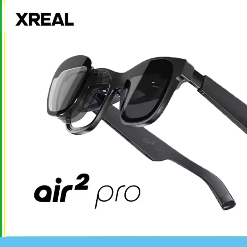 نظارات XREAL Air 2 Pro الذكية AR شعاع Pro Nreal Air2 Pro HD شاشة عملاقة للمساحة 130 بوصة سينما خاصة محمولة عرض 1080 بكسل