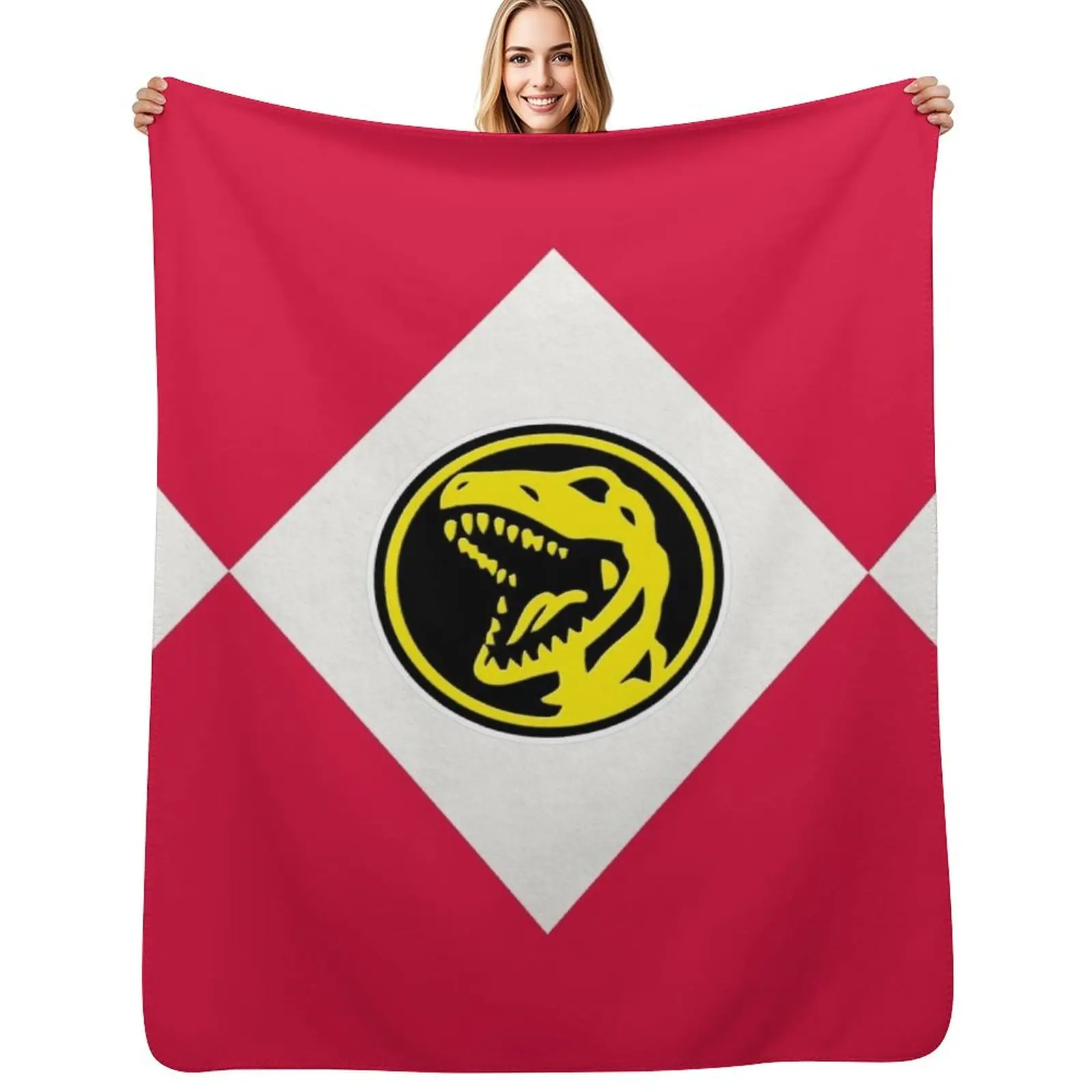 

Tyrannosaurus Dinozord Throw Blanket Soft Breathable Blanket for Night Sleeping