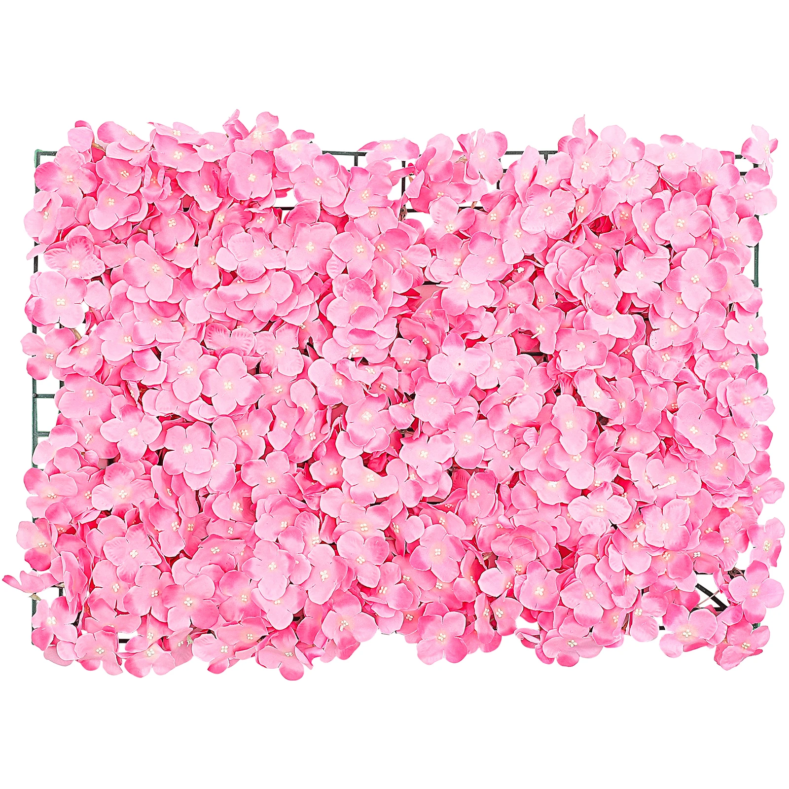 

Artificial Hydrangea Wall Decor Indoor Iron Panel Flower Backdrop Simulation Blossom Decorative Props Photography Background