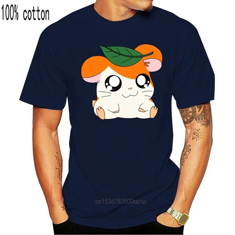 New Men tshirt Hamtaro with Leaf Unisex T Shirt women T-Shirt tees top