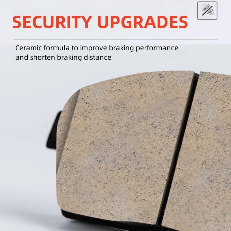 Front/Rear Ceramic Brake Pads For Gac Trumpchi Gs8 2nd Generation 1.8t 2.0t/2021 2022 2023 2024/Auto Parts
