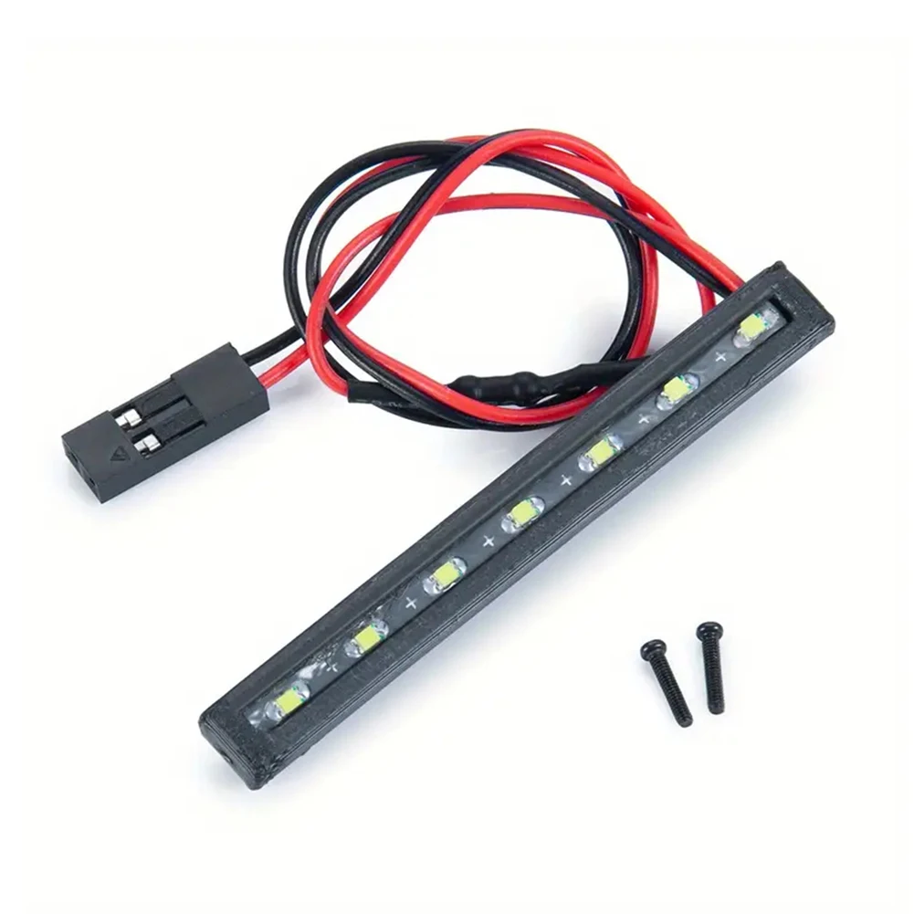 RC Car Roof Lamp 7 LED Light Bar Headlight For 1/24 Axial SCX24 90081 Deadbolt RC Crawler