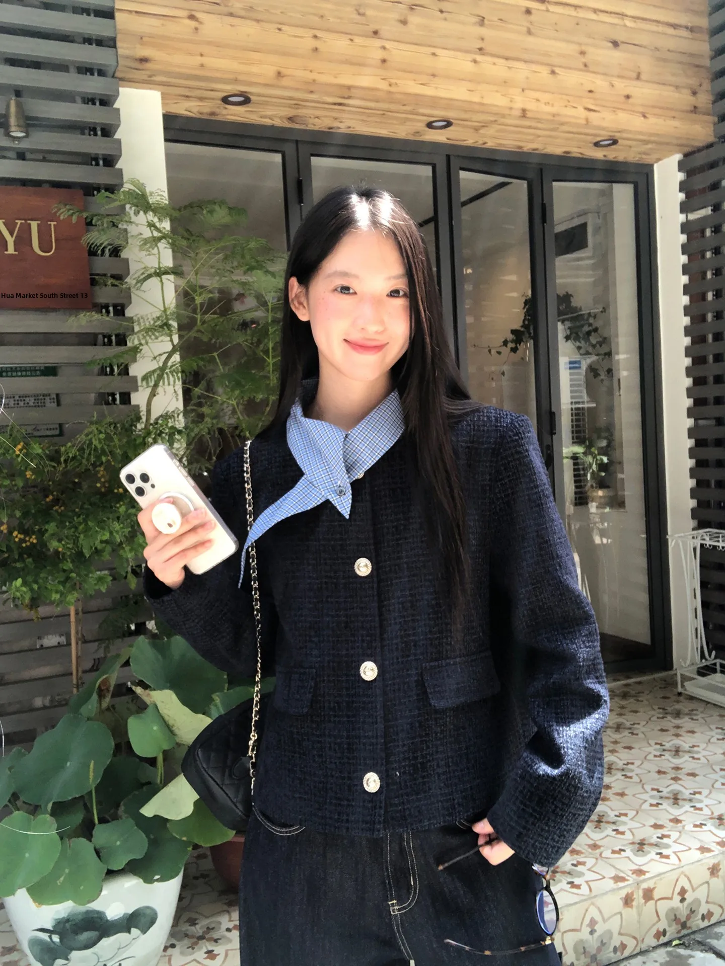 G Sle Small Fraance Sle Jaet da donna Sistema coreano Unico Super bello Top da donna Autunno 2025 Nuovo arrivo