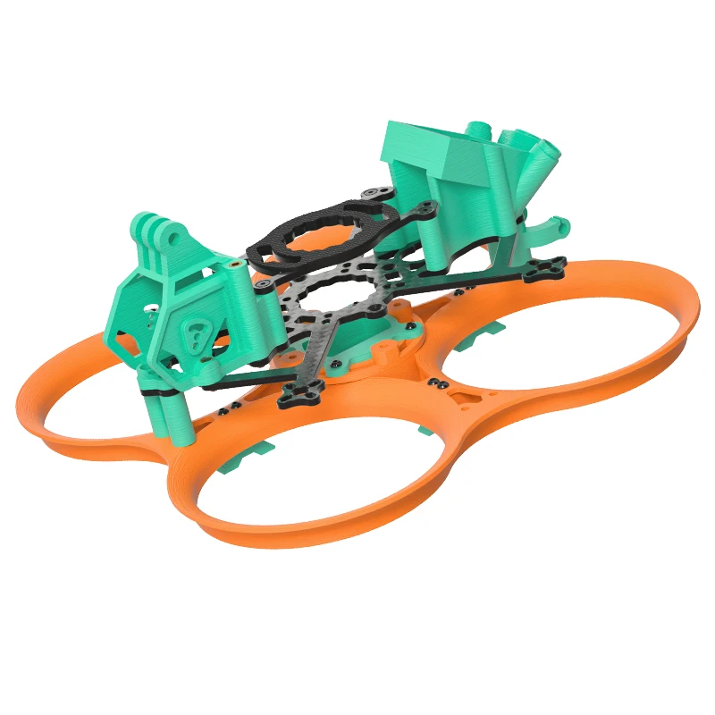 

EVA2.5 2.5 Inch Whoop Carbon Fiber FPV Drone Frame Kit, 115mm Wheelbase, Ultra-Light 79g, DJI O3/O4/O4Pro/Vista Compatible