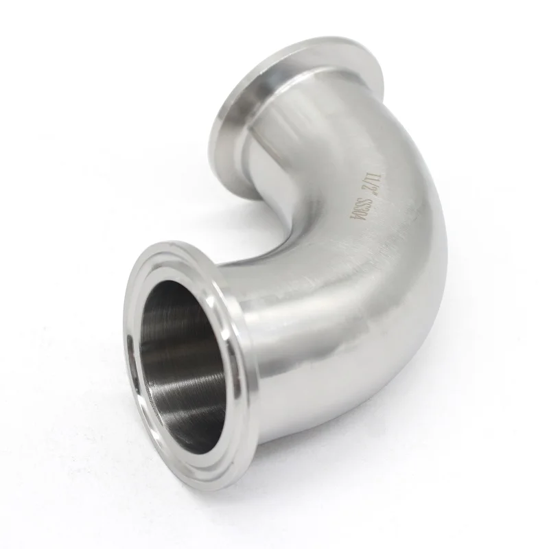 SS304 316L Stainless Steel Three-clip 90 Degree Elbow 3/4 \