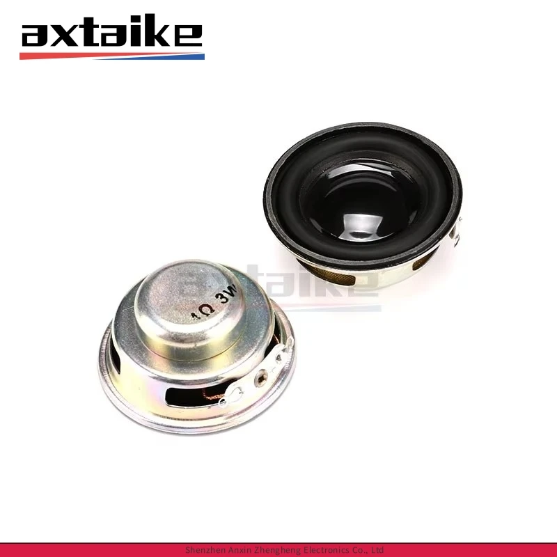 

2PCS 3W 4R 4Ω 40MM High Quality Speaker Horn Diameter 4CM Mini Amplifier Rubber Gasket Loudspeaker Trumpet White Diy Speaker Kit