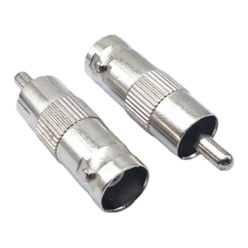 طقم محول فيديو للمراقبة مكون من 10 قطع - BNC أنثى/ذكر، BNC إلى RCA، موصلات Q9 إلى RCA/AV - متوافقة مع كاميرات CCTV وأجهزة DVR