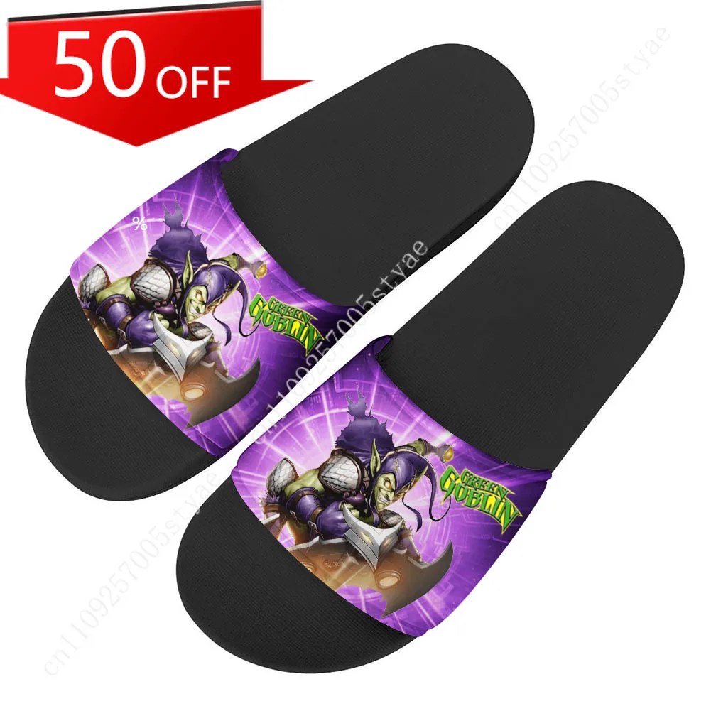 

Marvel Green Goblin lippers Home Outdoor Casual Water Shoes Men Women Teenager Beach Pool Sandals Summer Slipper