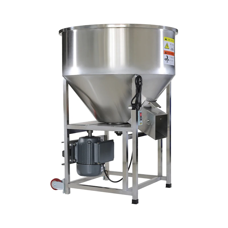 

New stainless steel screw 100KG animal pellet feed mixer special for farm