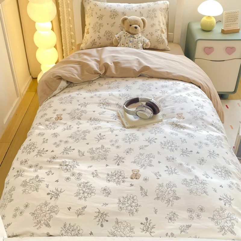 juego-de-ropa-de-cama-de-algodon-puro-para-dormitorio-estudiantil-tres-piezas-funda-de-colchon-sabana-y-funda-de-edredon